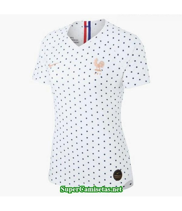 Segunda Equipacion Camiseta Francia Mujer Copa Mundial 2019