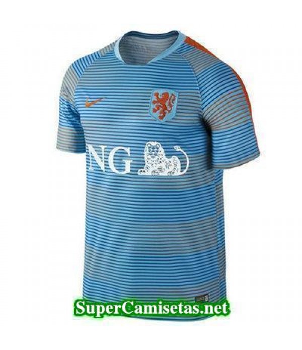 camiseta entrenamiento Holanda azul Eurocopa 2016