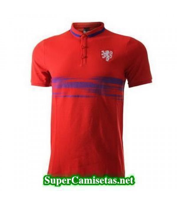 Camiseta polo Holanda rojo 2015 2016