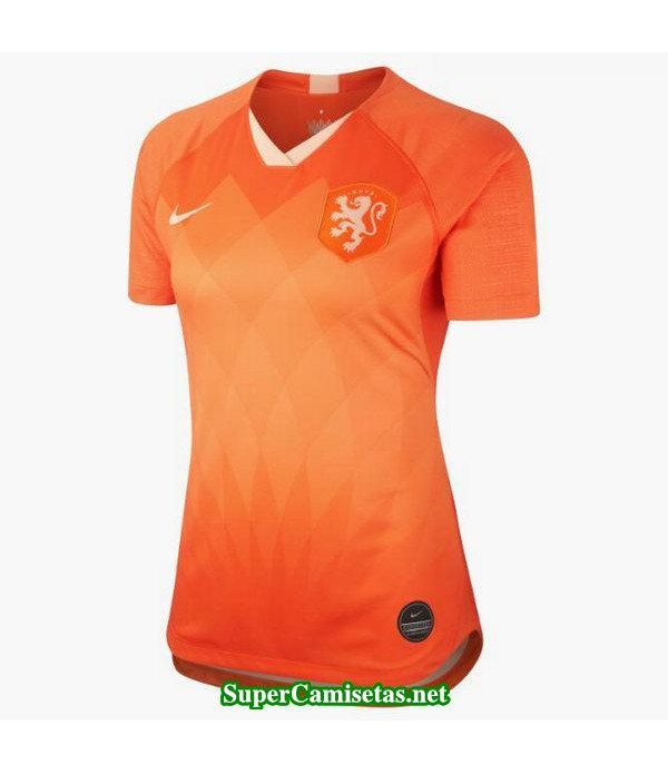 Primera Equipacion Camiseta Holanda Mujer Copa Mundial 2019