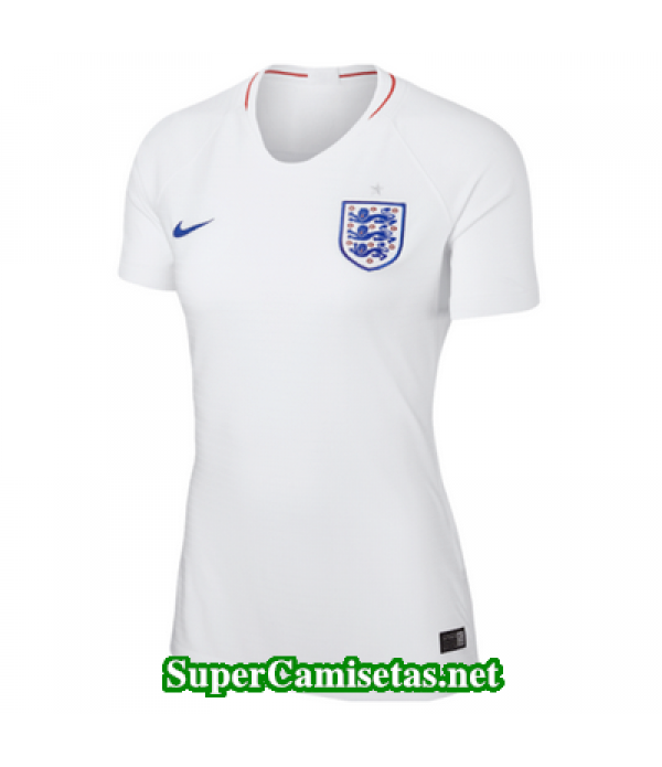 Primera Equipacion Camiseta Inglaterra Mujer Copa Mundial 2018