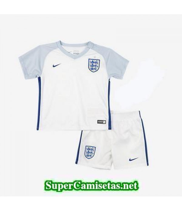 Primera Equipacion Camiseta Inglaterra Ninos Eurocopa 2016