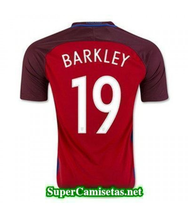 Segunda Equipacion Camiseta Inglaterra BARKLEY Eurocopa 2016