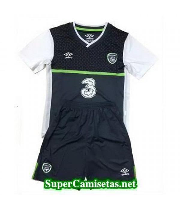 Segunda Equipacion Camiseta Irlanda Ninos Eurocopa 2016