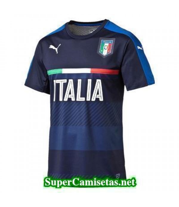 camiseta entrenamiento Italia Azul 2016 2017