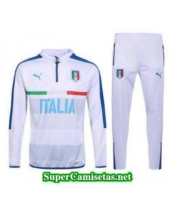 camiseta entrenamiento Italia ML blanco 2016 2017