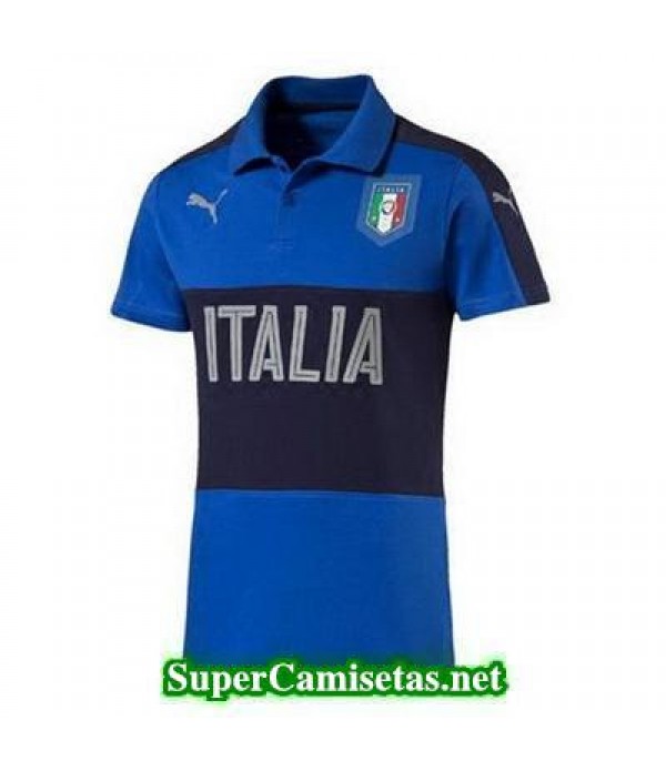 Camiseta polo Italia Azul 2016 2017