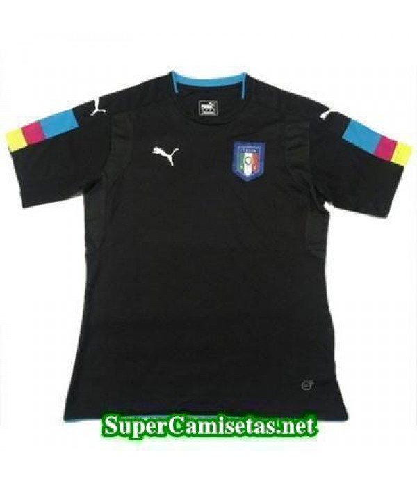 Portero Equipacion Camiseta Italia Negro Eurocopa 2016