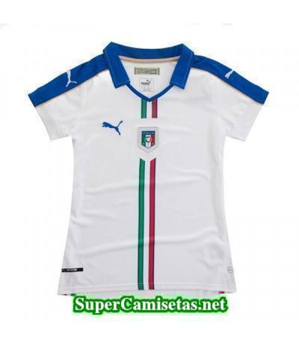 Segunda Equipacion Camiseta Italia Mujer Eurocopa 2016