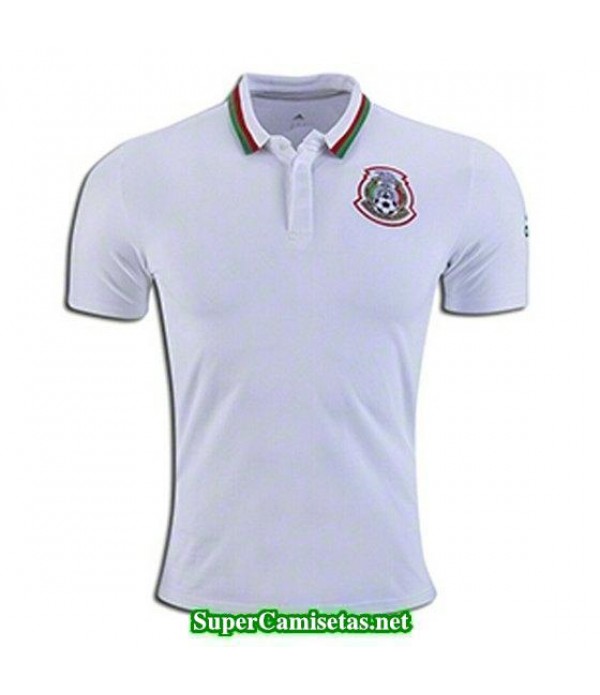 Camiseta polo Mexico Blanco 2016 2017