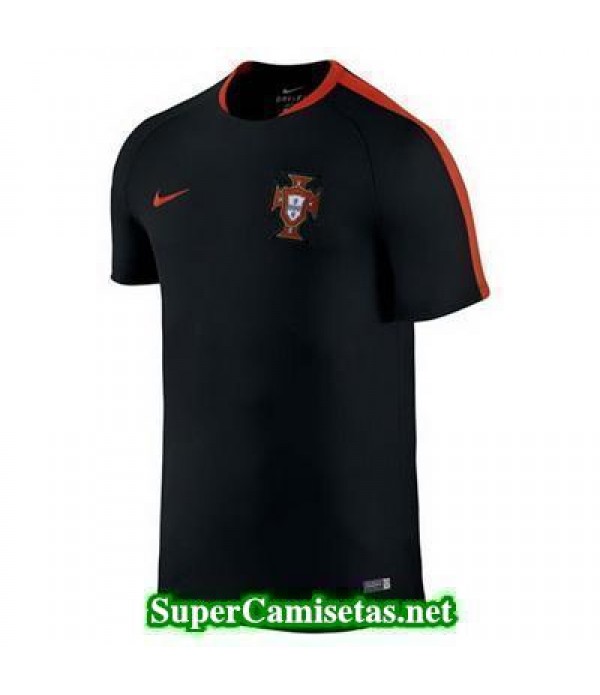 camiseta entrenamiento Portugal Negro 2016 2017