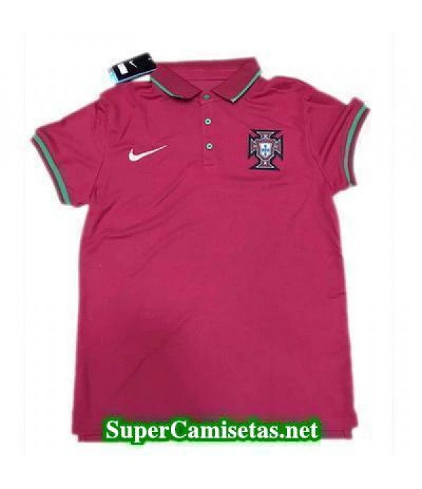 Camiseta polo Portugal Rojo 2016 2017