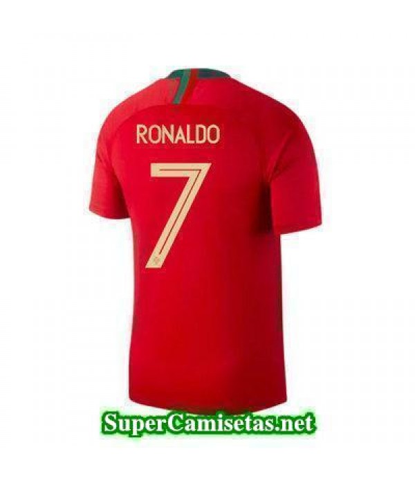 Primera Equipacion Camiseta Portugal Ronaldo Copa Mundial 2018