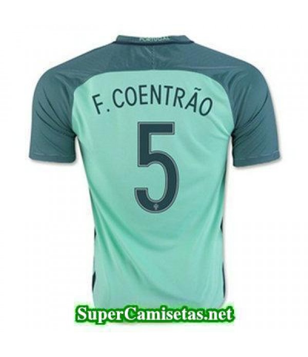 Segunda Equipacion Camiseta Portugal F COENTRAO Eurocopa 2016