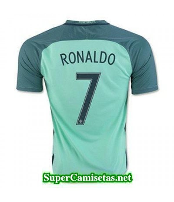 Segunda Equipacion Camiseta Portugal RONALDO Eurocopa 2016