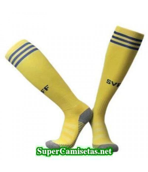 calcetines Suecia baratas Amarillo Copa Mundial 2018