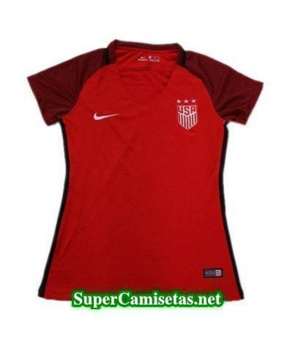 Segunda Equipacion Camiseta USA Mujer 2017/18