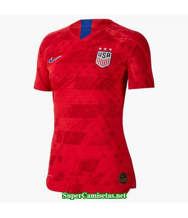 Segunda Equipacion Camiseta USA Mujer Copa Mundial 2019