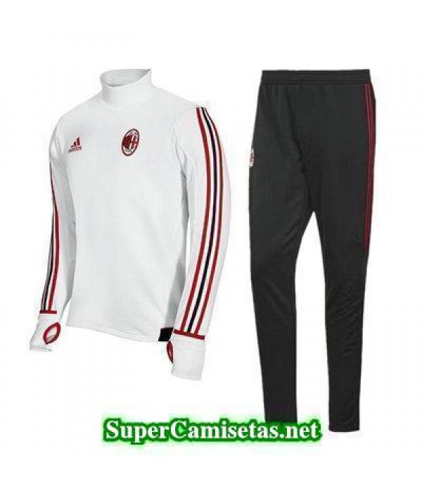 Camiseta entrenamiento AC Milan ML Blanco 2017 2018