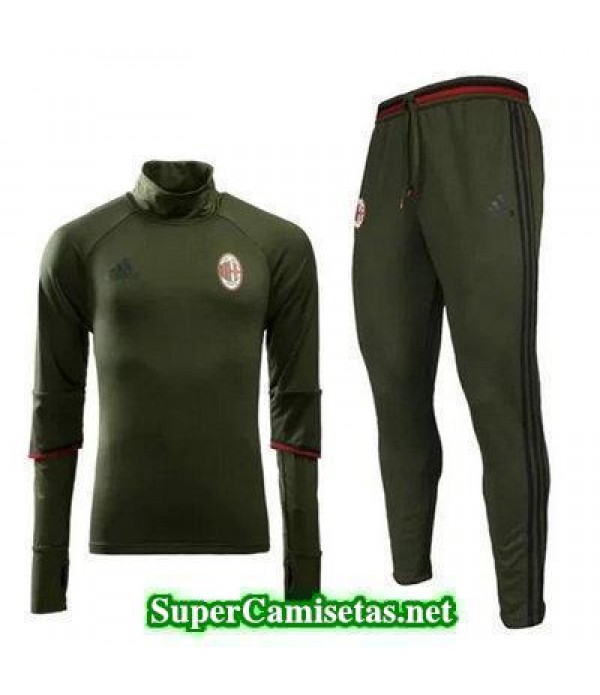 Camiseta entrenamiento AC Milan ML verde 2016 2017