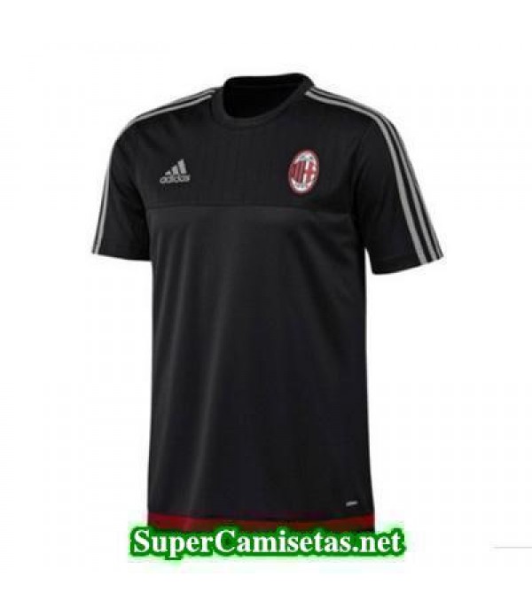 camiseta entrenamiento AC Milan negro 2015 2016