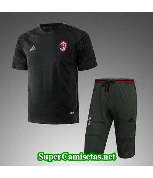 camiseta entrenamiento AC Milan negro 2017 2018