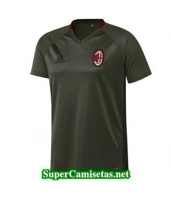 camiseta entrenamiento AC Milan verde 2016 2017