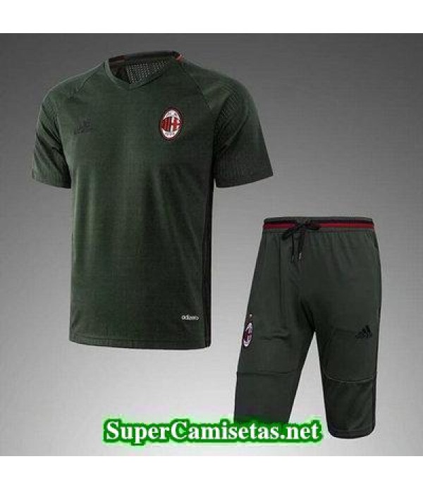 camiseta entrenamiento AC Milan verde 2017 2018