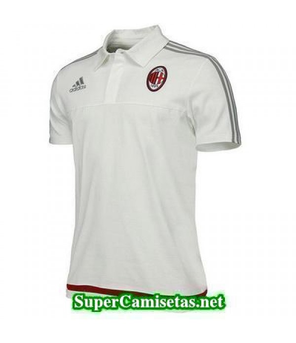 Camiseta polo AC Milan blanco 2015 2016