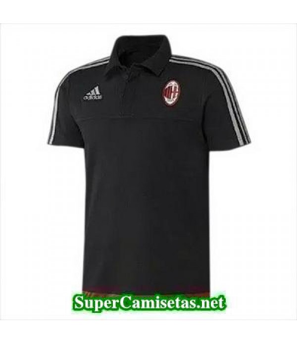 Camiseta polo AC Milan Negro 2016