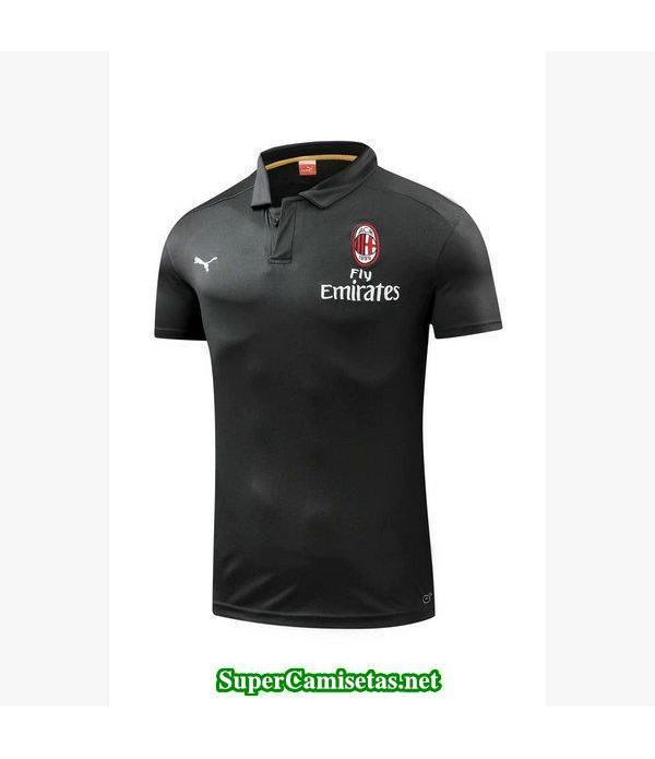 Camiseta polo AC Milan nero 2018 2019