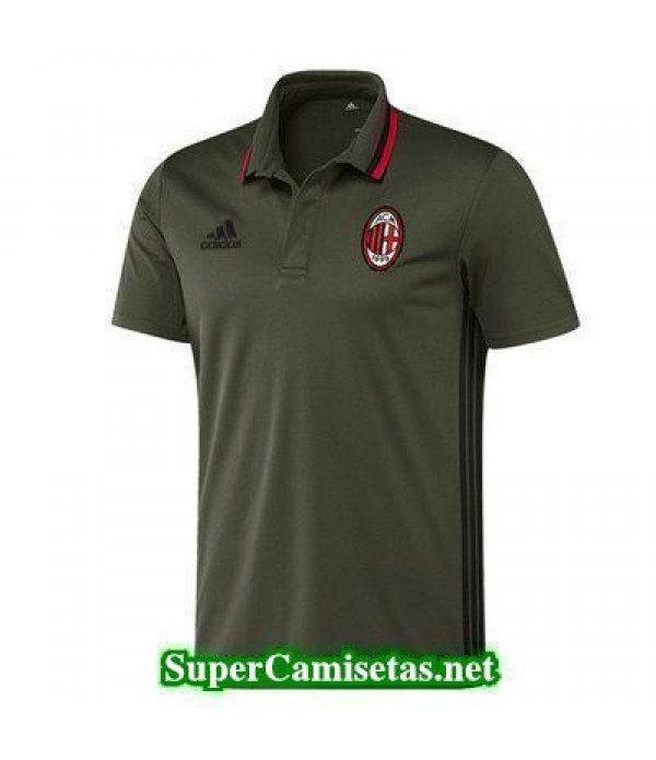 Camiseta polo AC Milan Verde 2016 2017
