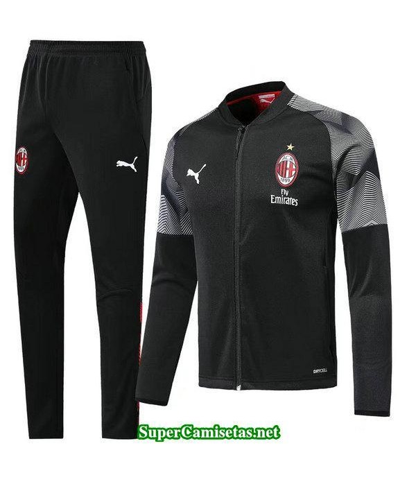 Chaquetas AC Milan Negro-02 2018 2019 baratas