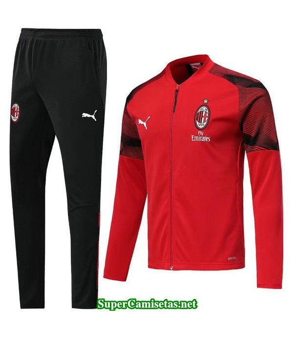 Chaquetas AC Milan Rojo 2018 2019-01 baratas