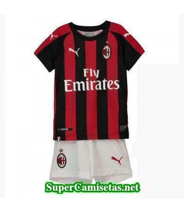 Primera Equipacion Camiseta AC Milan Ninos 2018/19