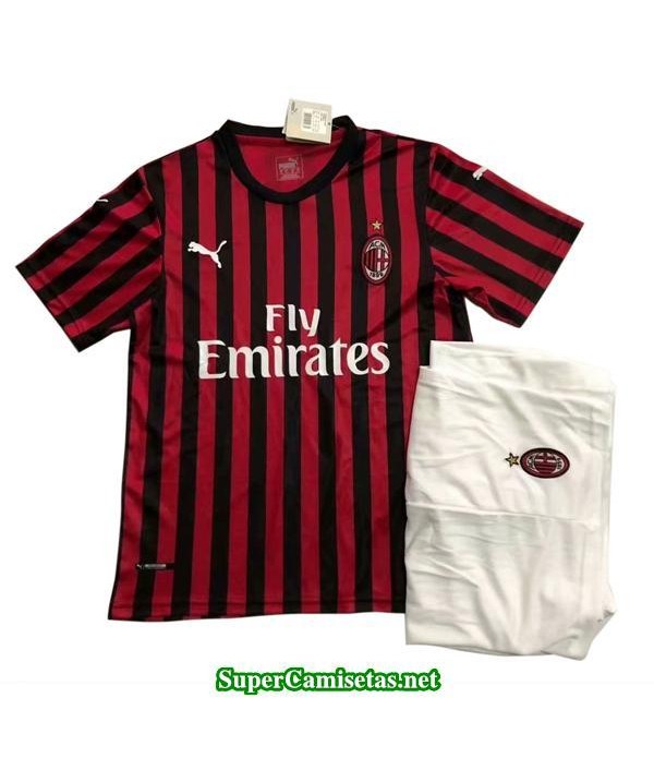 Primera Equipacion Camiseta AC Milan Ninos 2019/20