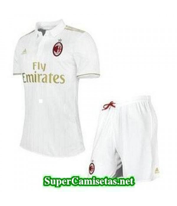 Segunda Equipacion Camiseta AC Milan Ninos 2016/17