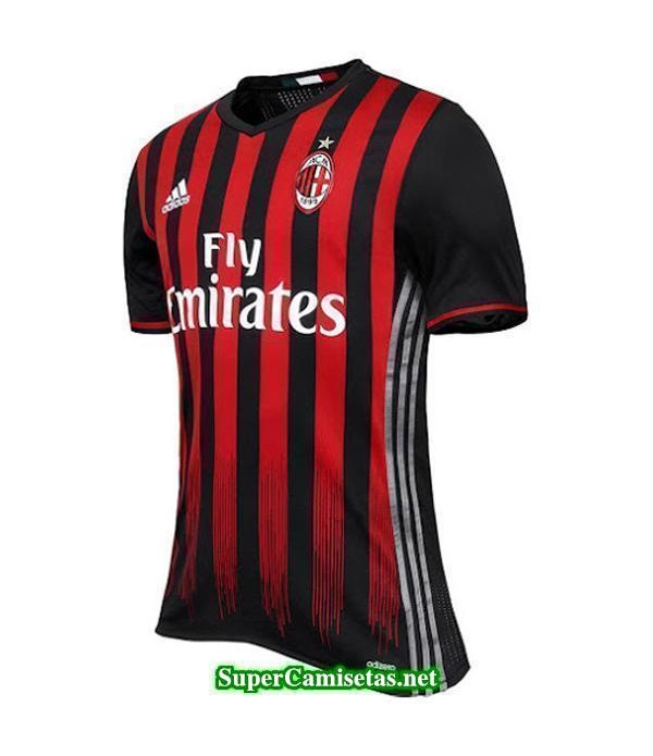Tailandia Primera Equipacion Camiseta AC Milan 2016/17