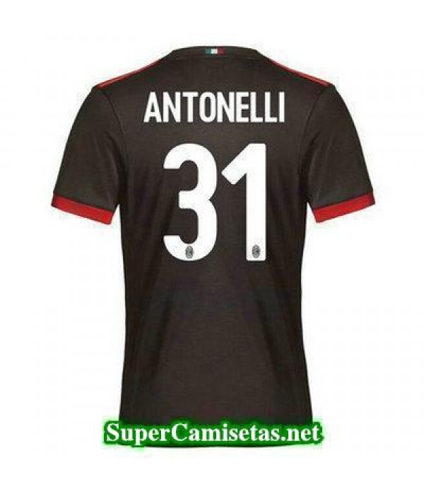 Tercera Equipacion Camiseta AC Milan Antonelli 2017/18