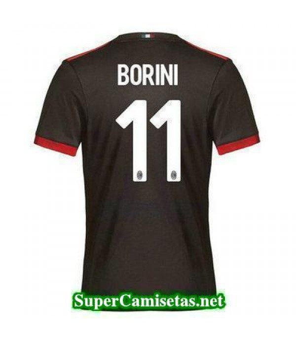 Tercera Equipacion Camiseta AC Milan Borini 2017/18