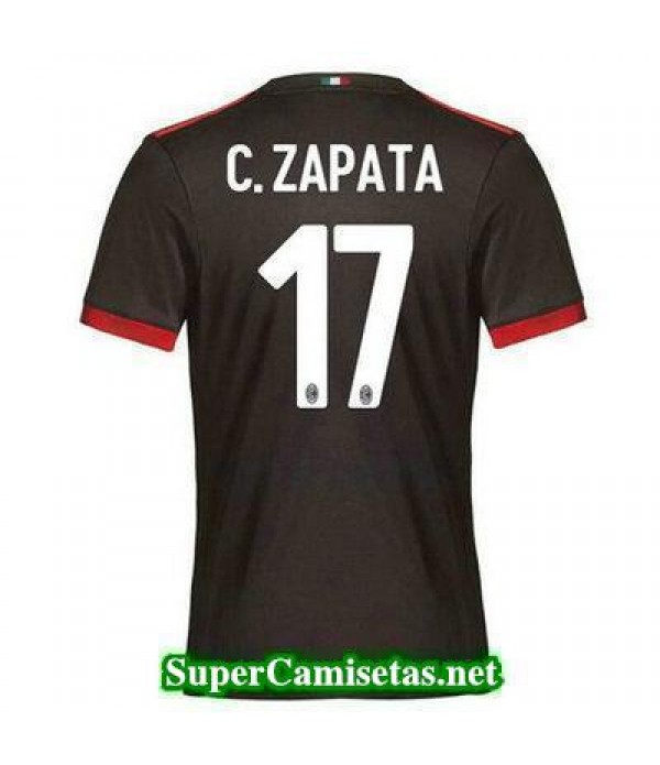 Tercera Equipacion Camiseta AC Milan C Zapata 2017/18