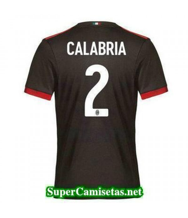 Tercera Equipacion Camiseta AC Milan Calabria 2017/18