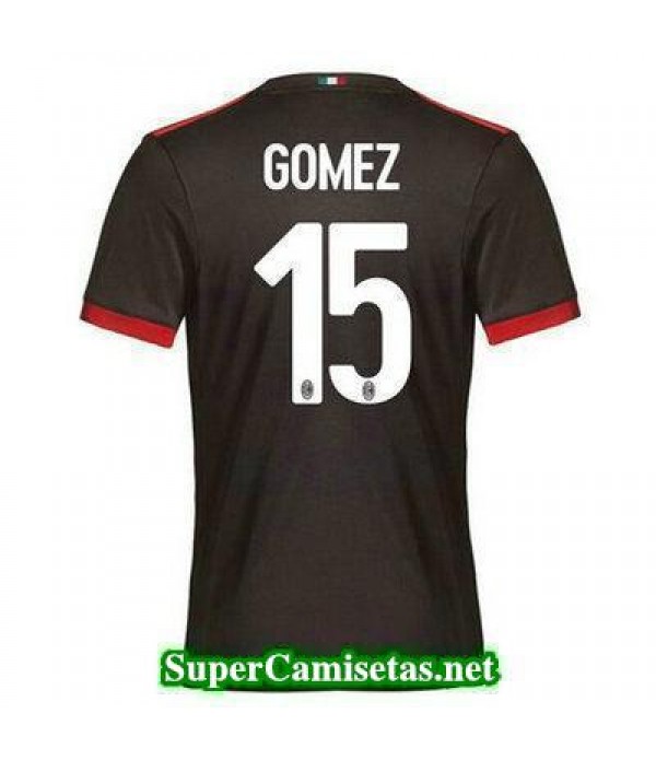 Tercera Equipacion Camiseta AC Milan Gomez 2017/18