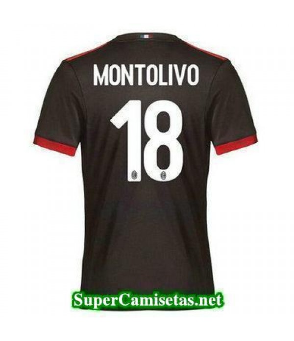 Tercera Equipacion Camiseta AC Milan Montolivo 2017/18
