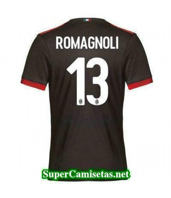 Tercera Equipacion Camiseta AC Milan Romagnoli 2017/18