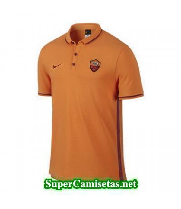 Camiseta polo As Roma Amarillo 2016