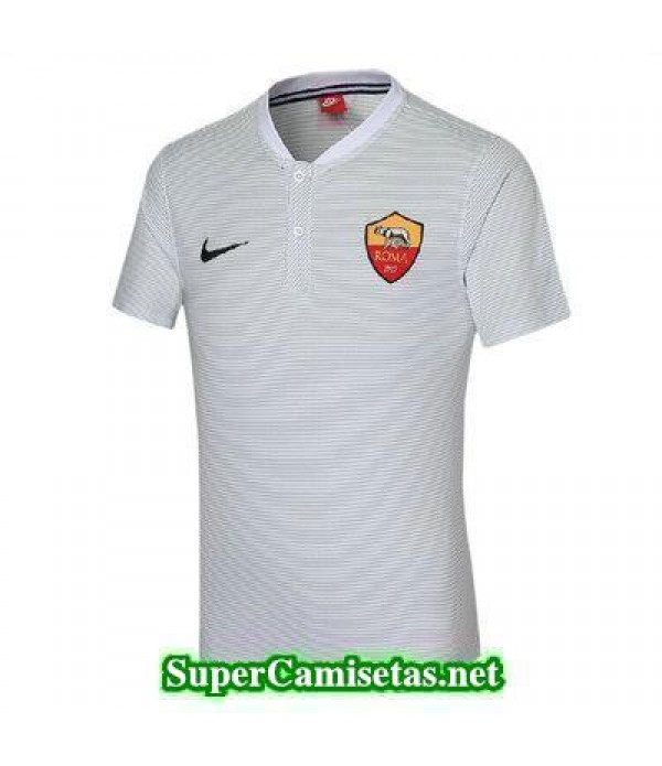 Camiseta polo As Roma Blanco 2017 2018