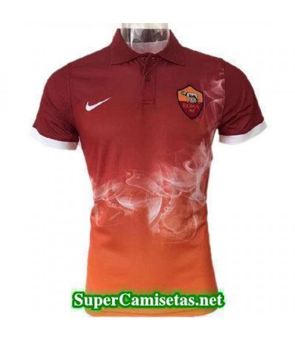 Camiseta polo As Roma rojo 2017 2018