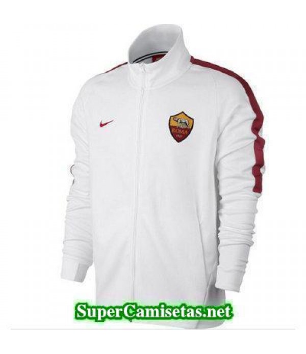 Chaquetas As Roma Blanco 2017 2018 baratas