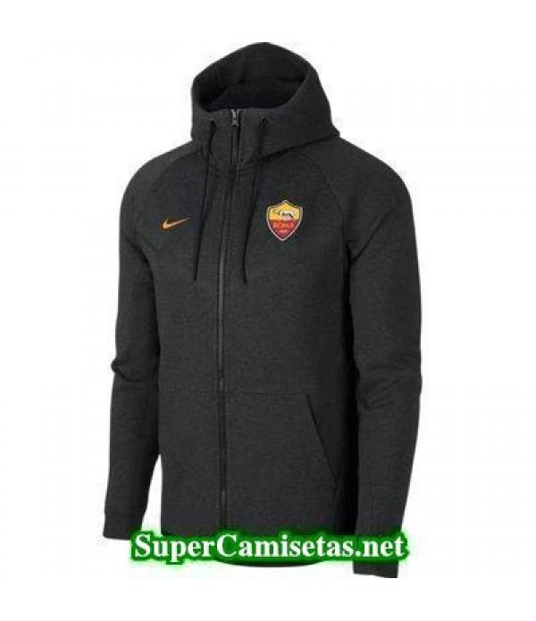 Chaquetas As Roma Negro 2017 2018 baratas